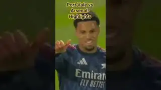 Port Vale vs Arsenal - highlights and  Analysis #football #premierleague#arsenal #portvale portv