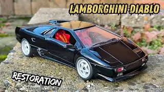 Restoring this Lamborghini Diablo in 8 minutes! 