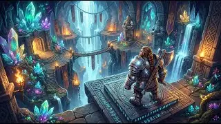 Fantasy Medieval Music Dwarf &ndash; Crystal Fortress Ambient for Focus and Calm