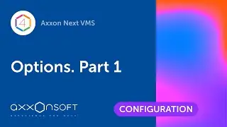 Options in Axxon Next VMS. Part 1