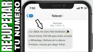 C&oacute;mo RECUPERAR mi NUMERO de Tel&eacute;fono TELCEL 2024 (F&aacute;cil y R&aacute;pido)