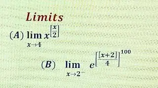 || Two Most important problems on limits involving  greatest Integer Function ||