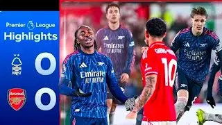 Coward Arsenal Players & Coach Draw Again: Nottingham Forest O-0 Arsenal. Can't win the league