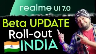 Realme UI 7.0 beta update rollout device list November 2025,
