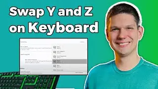 Как поменять местами Y и Z на клавиатуре?