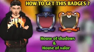 How to get house of shadows badge on Avakinlife 2024 || How to get house of valor badge 2024