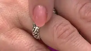 JAI Sterling Silver Carved Band Ring on QVC