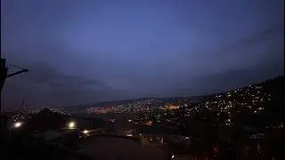 Sunset in Kigali on December 2