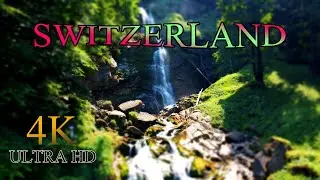 4K Drone DJI Mini 2 Cinematic 4K Footage -  Giessbachfall, Switzerland 🇨🇭