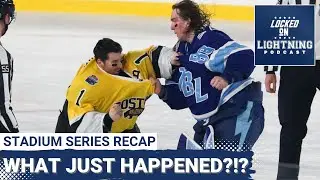 EPIC! Lightning STUN Bruins With WILD Stadium Series Comeback | Vasilevskiy Brawl Turns The Tide