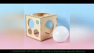 30cm Wood Balloon Sizer Cube Box Balloons Measuring box For Birthday Party Baloons Arch garland Wedd