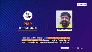 Project Management Professional (PMP) Course Testimonial by Prashant Gore | StarAgile Reviews