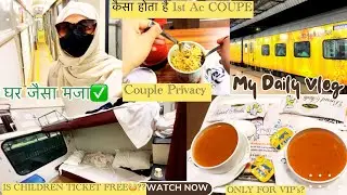 Rajdhani Express First Class Coupe|1st Ac में Private Room|Delhi To Patna Journey vlog2025#Rajdhani