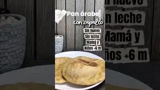 Tutorial de Pan &aacute;rabe con zapallo escondido. Sin huevo, sin leche. Para Mam&aacute; y beb&eacute; +6m.