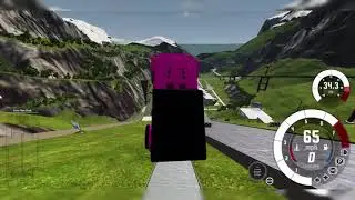 BeamNG.drive - Cars vs. GIANT STEPS #1