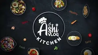 Logo Animation | Ashi vlog Kitchen | Motion Graphics | Media Work Designs