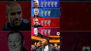 Managers To Win Most UCL Titles..🔥🏆