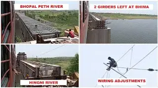 Washimbe Bhigwan Line Doubling Latest Updates as of 29 May 2022 | Furious work of all 3 Bridges