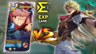 GLOBAL YIN VS LUKAS DI EXP LANE! CARA MAIN YIN DI EXP LANE 99% AUTO WIN! | TOP GLOBAL YIN - MLBB