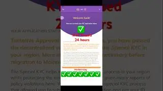 Tentative approval | Pi network | Pi kyc verification | 24-H ✅ #pikycverification #pinetwork #shorts