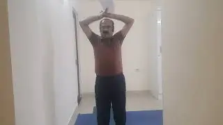 92- GRANTADARA ASANA - BOOK STAND POSE - CHIKKYASANA .