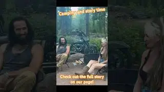 Story time and motorcycle camping #motorcycle #motorcyclecamping #motorcyclecrash #harleydavidson