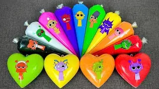 Incredibox Sprunki Slime & Clay ASMR &ndash; Heart Bag Surprise with Vilo, Dany, Polo! Satisfying Sounds