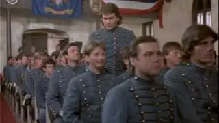 Leonard with Patrick Swayze in North and South