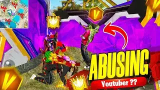 RANKED SQUAD || YOUTUBER IS ABUSING US FOR KILLING HIM IN GRANDMASTER LOBBY !! 😡