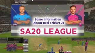 Real Cricket Swipe Sa20 League 😱✅ New Update, New Animation, Full Video 🔥💯