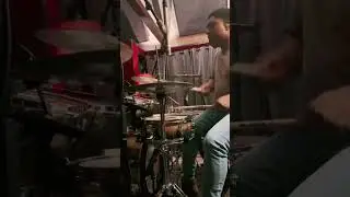 Locked in at @estudiocitie for a late-night drum tracking session! #drums #studiosession #producer