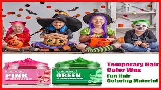 Great product -  4 Colors Temporary Hair Color Wax ,Blue Purple Pink Green Natural Hair Color Dye Wa