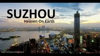 Suzhou, China - Aerial footage