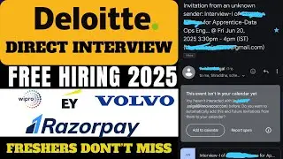 Finally Direct Interview Emails From Innovaccer | EY, Wipro, Razorpay, Volvo Job | Register Now