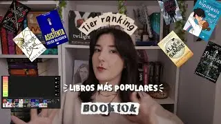 TIER RANKING libros m&aacute;s populares de BOOKTOK
