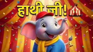Hilarious Hathi Ji Circus Dance | Kids Hindi Rhymes