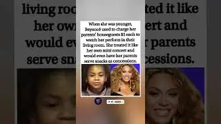 💸🎤 Beyonc&eacute;'s first concert venue? Her living room. #Shorts #yosho
