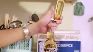 How to Open a Beer Bottle Using Another Beer Bottle HD