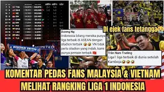 komentar ejekan fans vietnam & malaysia untuk liga indonesia setelah di salip liga kamboja