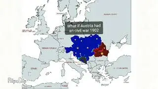 What if Austria had an civil war #map #mapping #war #europe #history #ww1 #like #comment #subscribe