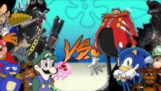 It's Over 9000! (Vegeta Meme) Vs Vegeta (Drag&oacute;n Ball )- Meme Vs Characters Original Part 1