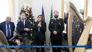 Gli auguri del prefetto Anna Aurora Colosimo
