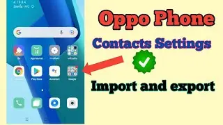 Oppo Mobiles contact setting| OPPO How To Show Sim Contact Setting Setup all oppo phone contact show