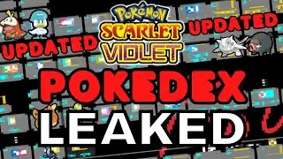 UPDATED POKEDEX LEAK! ALL NEW Pokemon and FORMS for Pokemon Scarlet and Violet!