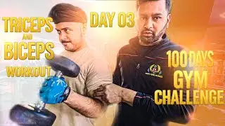 My 3rd days in gym | Hubli vlogger | 100 days challenge | biceps workout for beginners kannada vlog 