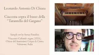 Leonardo Di Chiara - Ciaccona sopra il basso della 