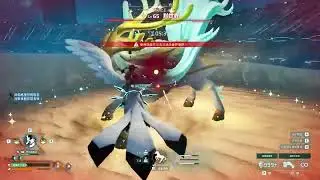 幻兽帕鲁: 异构格里芬单挑默世鹿4分57秒（默认倍率）- Palworld: Shadowbeak 1vs1 Hartalis 4min57s Default Damage Settings
