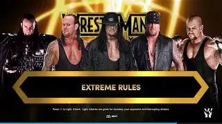 UNDERTAKER VS THE 4 ERAS OF HIMSELF IN A EXTREME RULES MATCH AT WRESTLEMANIA 17 | WWE2K24 | XBOX