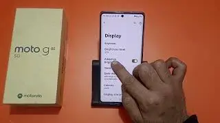 Moto g85 5G me Auto brightness kaise off Kare | how to turn off auto brightness in Moto mobile