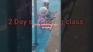 Day 2 swimming class🏊 #music #shortsviral #arrahman #love#cute #youtubeshorts #cute #river#swimming